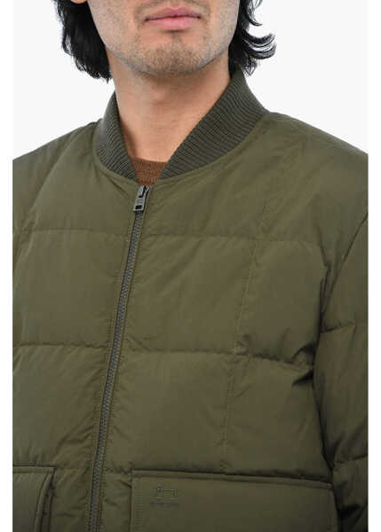 Geci de iarna Woolrich Quilted Heritage Terrain Down Jacket With Patch Pockets Green Barbati (BM 19377506) 3