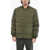 Woolrich Quilted Heritage Terrain Down Jacket With Patch Pockets Green