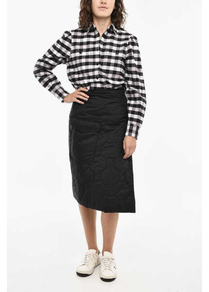 Fuste lungi Woolrich Padded And Quilted Silky Wrap Skirt Black Femei (BM 19377530) 4