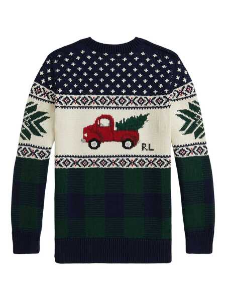 Pulovere casual Ralph Lauren SWEATER-PULLOVER Blue Fete (BM 19377567) 2