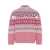 Fendi NORWEGIAN WOOL CREWNECK SWEATER Pink