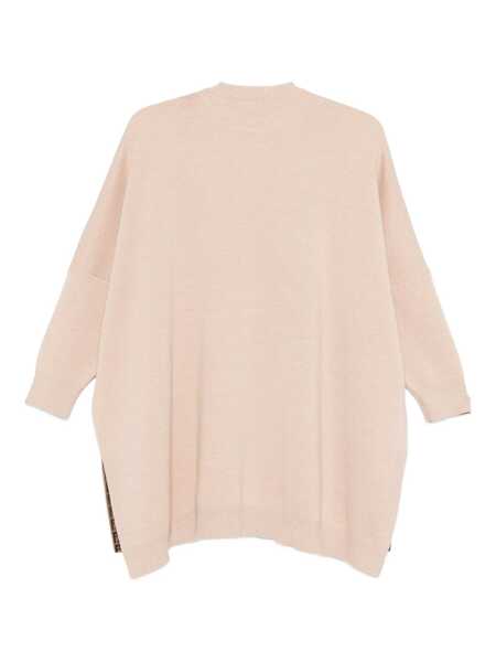 Rochii Fendi WOOL KNIT DRESS Beige Fete (BM 19377588) 2