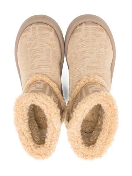 Ghete Fendi STIVALETTI Beige Fete (BM 19377591) 3