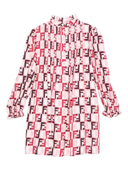 Rochii Fendi VAIELLA FF DRESS Pink Fete (BM 19377597) 2