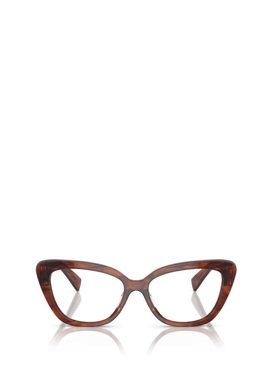 Ochelari de soare MIU MIU EYEWEAR Miu Miu Eyewear Eyeglasses STRIPED TOBACCO Femei (BM 19379151) 1