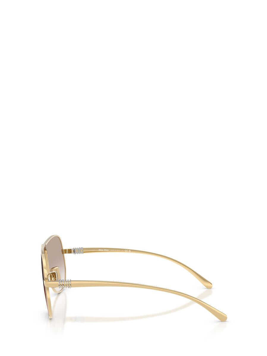 Ochelari de soare MIU MIU EYEWEAR Miu Miu Eyewear Sunglasses GOLD Femei (BM 19385940) 3