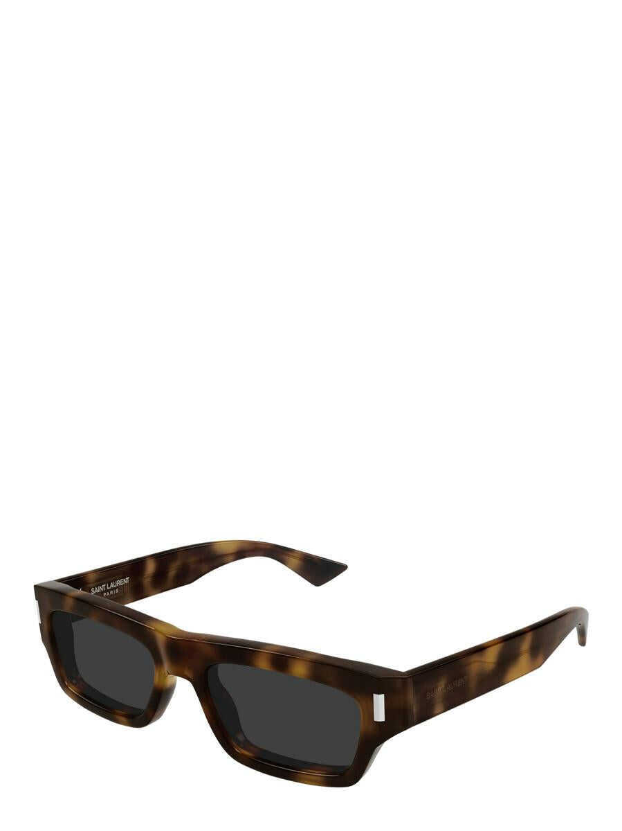 Ochelari de soare Saint Laurent Saint Laurent Eyewear Sunglasses Brown Barbati (BM 19388631) 2