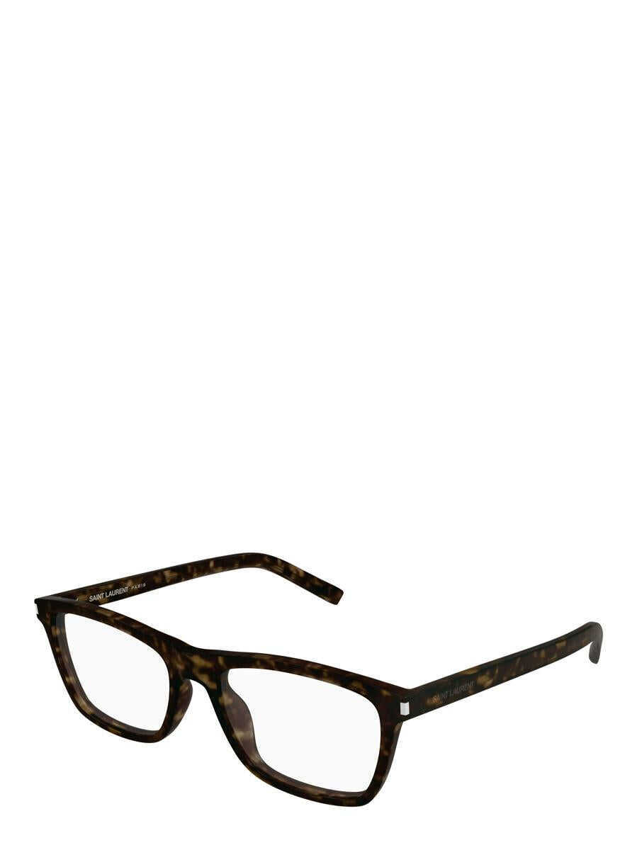 Ochelari de soare Saint Laurent Saint Laurent Eyewear Eyeglasses Brown Barbati (BM 19389102) 2
