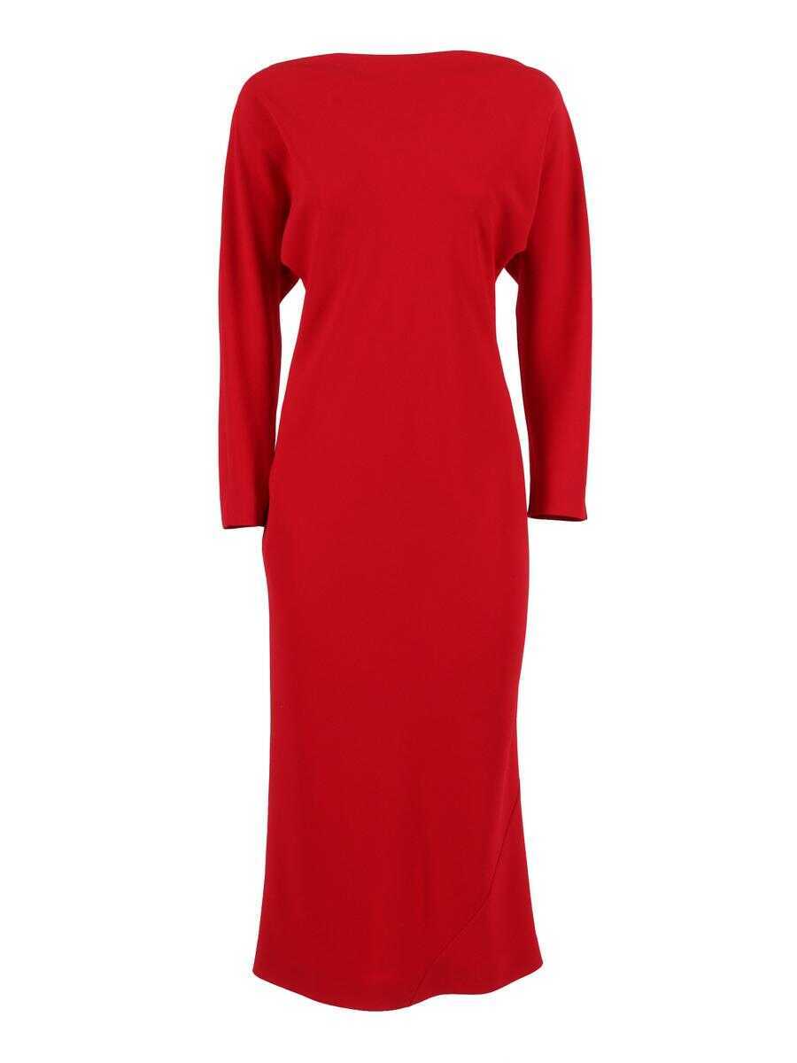 Rochii Alberta Ferretti Alberta Ferretti Midi Dress RED Femei (BM 19389699) 1