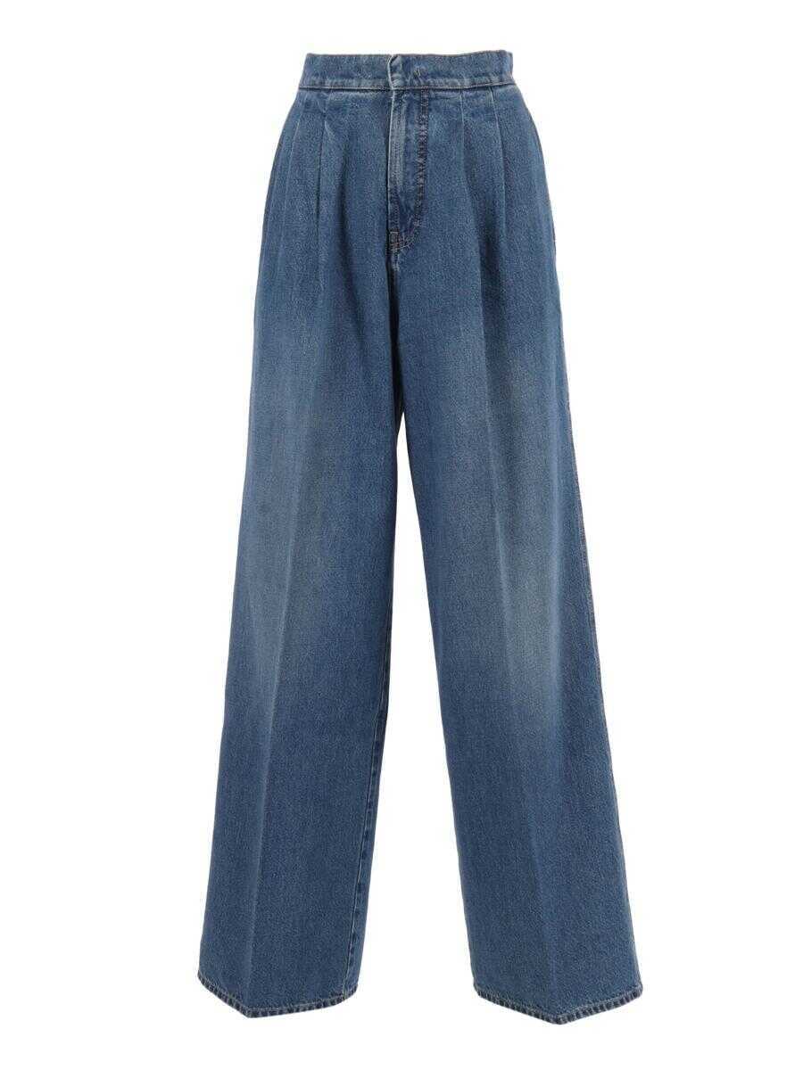 Pantaloni casual Alberta Ferretti Alberta Ferretti Pants BLUE Femei (BM 19389711) 1