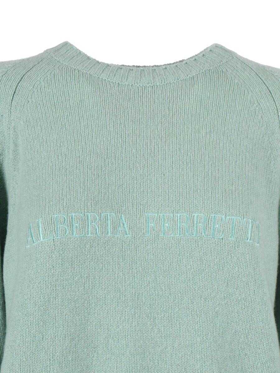 Pulovere Alberta Ferretti Alberta Ferretti Girocoll GREEN Femei (BM 19389762) 3