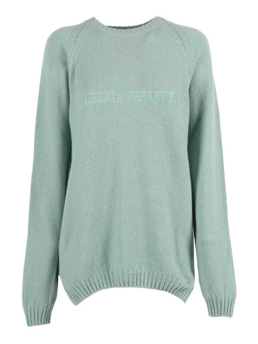 Pulovere Alberta Ferretti Alberta Ferretti Girocoll GREEN Femei (BM 19389762) 1