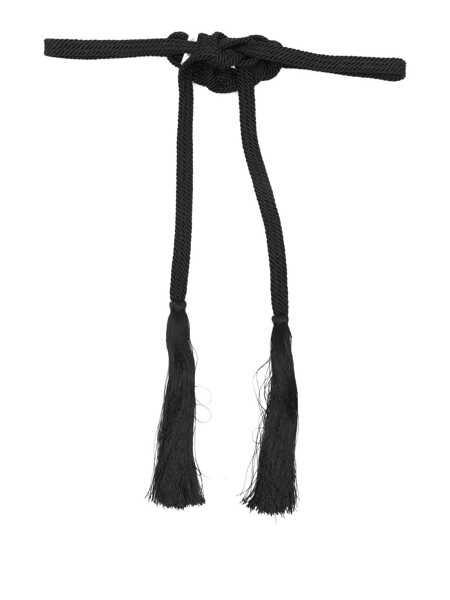 Curele forteforte ForteForte Tassels Belt Black Femei (BM 19390224) 1