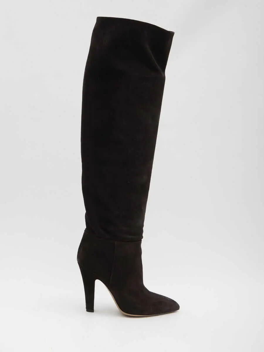 Bocanci Paris Texas Suede Elsa Boots BROWN Femei (BM 19390533) 1