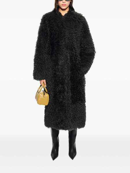 Paltoane STAND STUDIO Stand Studio Carolina Long Faux Fur Coat Black Femei (BM 19391055) 2