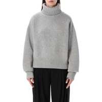 Pulovere Extreme Cashmere N°434 Crop Xtra Cashmere Turtleneck Sweater Femei