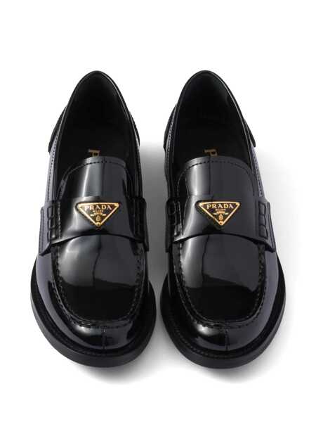 Pantofi cu toc Prada Prada Patent Leather Loafers Black Femei (BM 19391403) 4