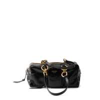 Genti de umar Prada Dangle Medium Leather Top-Handle Bag Femei