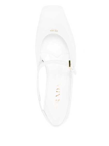 Pantofi cu toc Prada Prada Slingback Ballerinas WHITE Femei (BM 19391484) 4