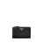 Prada Prada Zipper Leather Card Holder Black