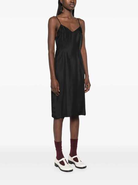 Rochii Prada Prada Packable Silk Slip Dress Black Femei (BM 19391646) 3