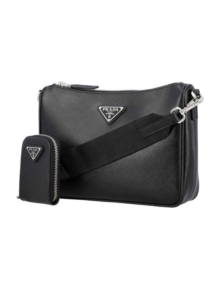 Genti de umar Prada Prada Mini Bag Tracolla C/Pocket Black Barbati (BM 19391658) 3