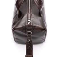 Genti de voiaj pentru Barbati - Genti de voiaj de mana Prada Prada Small Nappa Leather Duffle Bag Brown Barbati (BM 19391664) - B-mall.ro