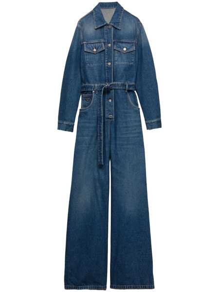 Salopete Prada Prada Denim Jumpsuit BLUE Femei (BM 19391676) 1