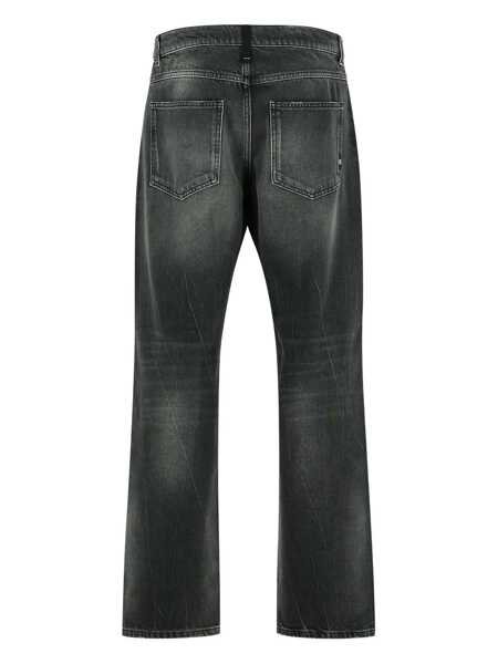Blugi AMISH Amish Amish James Grey Wide Leg Jeans Black Barbati (BM 19394631) 2