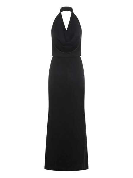Rochii AYA MUSE Aya Muse Black Cashmere Dress Black Femei (BM 19394640) 1