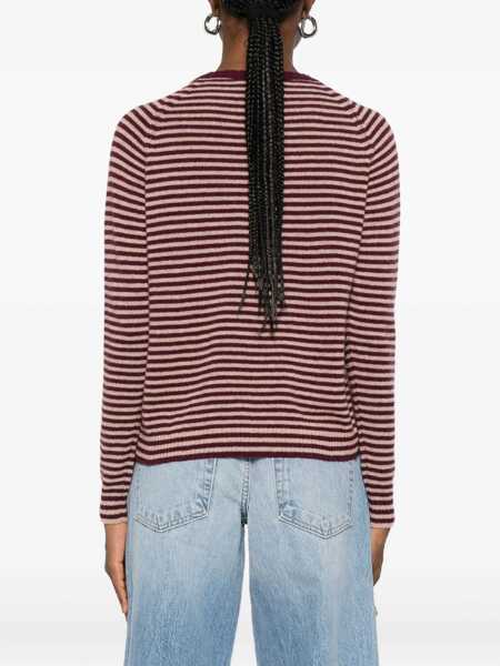 Pulovere BASE Base Striped Wool Sweater PURPLE Femei (BM 19394685) 4