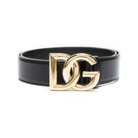 Curele Dolce & Gabbana Dg Logo Leather Belt Femei