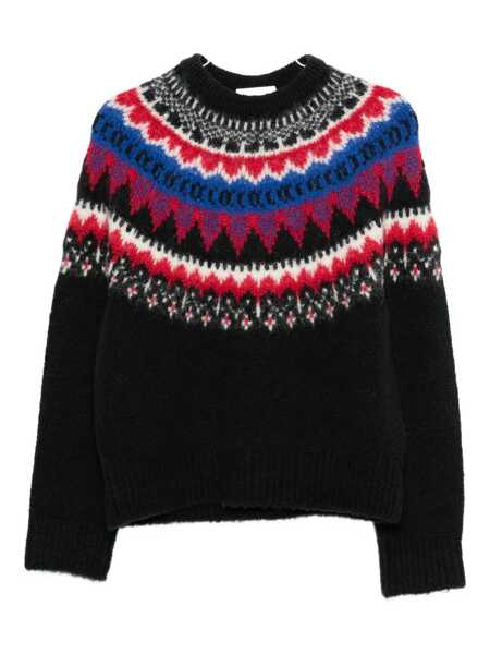 Pulovere CLOSED Closed Wool Crewneck Jumper Black Femei (BM 19395114) 1