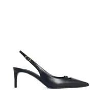 Pantofi cu toc Dolce & Gabbana Leather Slingback Pumps Femei