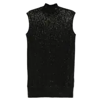 Rochii Emporio Armani Wool Blend Mini Dress Femei