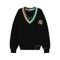 Pulovere Barrow Black V-Neck Sweater Barrow Barbati