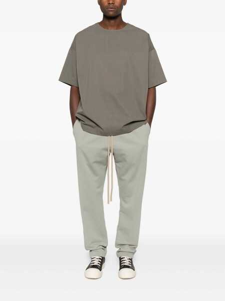 Tricouri FEAR OF GOD Fear Of God Fear Of God Woven T-Shirt Green GREY Barbati (BM 19396854) 2