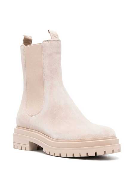 Bocanci Gianvito Rossi Gianvito Rossi Chester Suede Leather Boots Black Femei (BM 19397133) 2