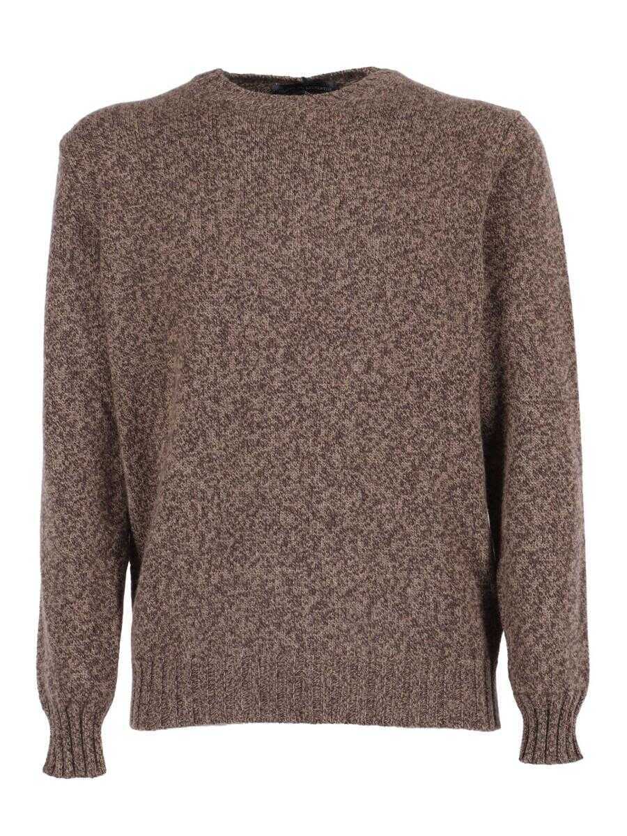 Pulovere Phi Fdl Phi Fdl Girocoll BROWN Barbati (BM 19397199) 1