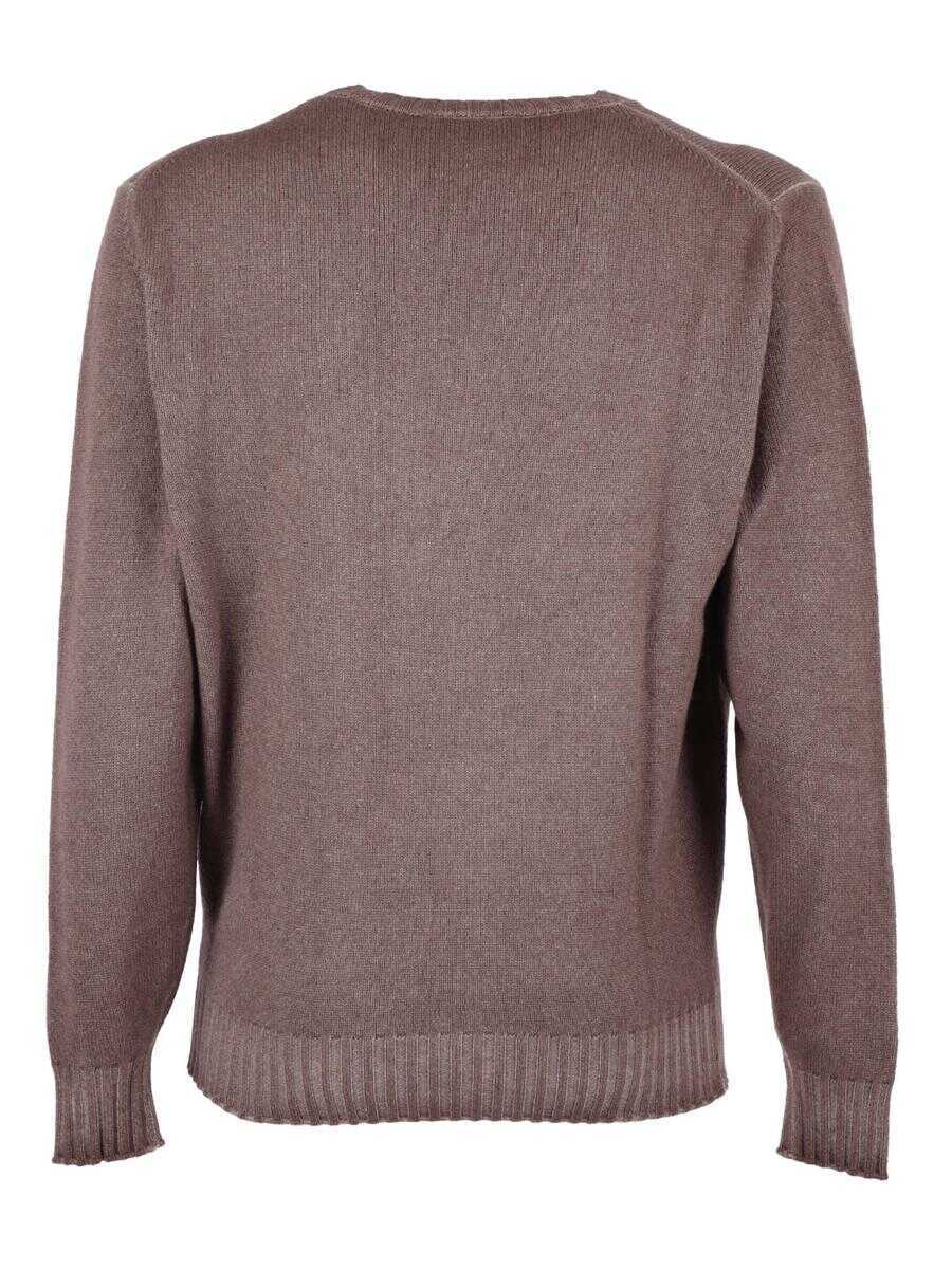 Pulovere Phi Fdl Phi Fdl Girocoll BROWN Barbati (BM 19397223) 2
