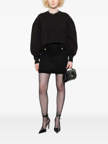 Fuste Elisabetta Franchi Elisabetta Franchi Wool Knitted Skirt Black Femei (BM 19397277) 2