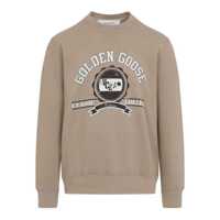Pulovere Golden Goose Logo Cotton Sweatshirt Barbati
