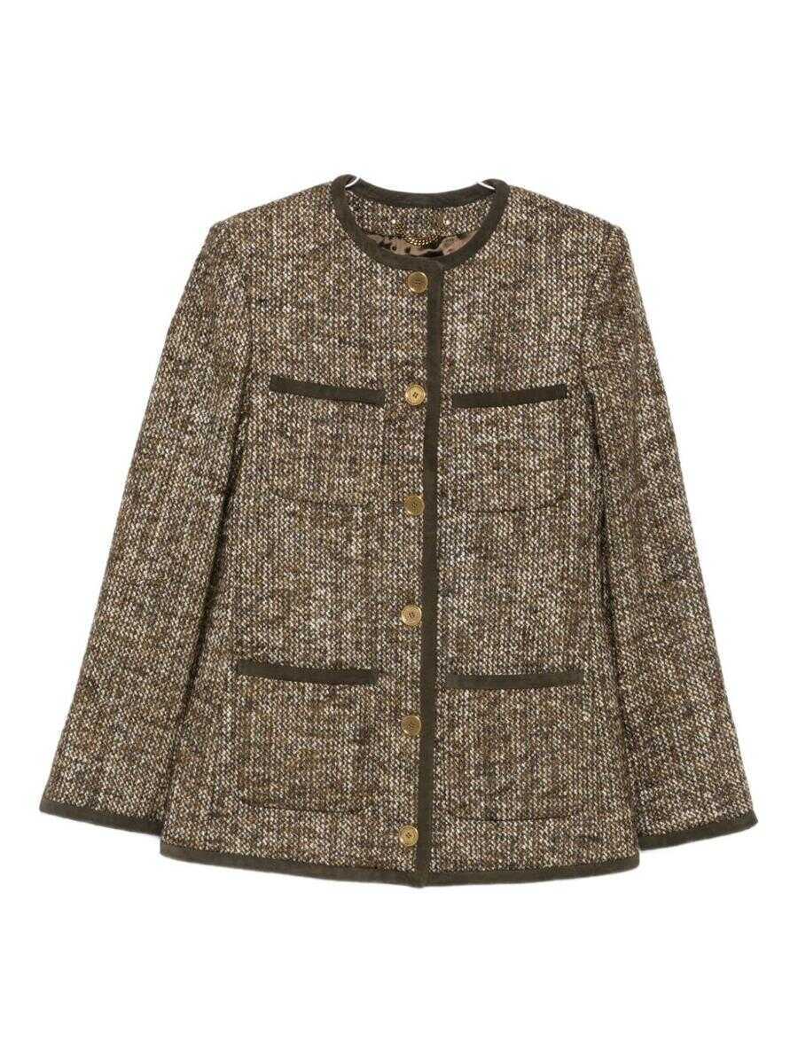 Geci Golden Goose Golden Goose Wool Blend Jacket BROWN Femei (BM 19397550) 1
