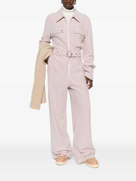 Salopete Jil Sander Jil Sander Wool Blend Jumpsuit POWDER Femei (BM 19398075) 2