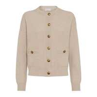 Cardigane Brunello Cucinelli Wool Blend Cardigan Femei
