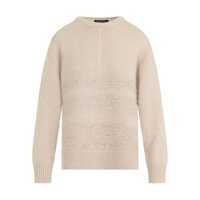 Pulovere Fabiana Filippi Wool Crewneck Jumper Femei
