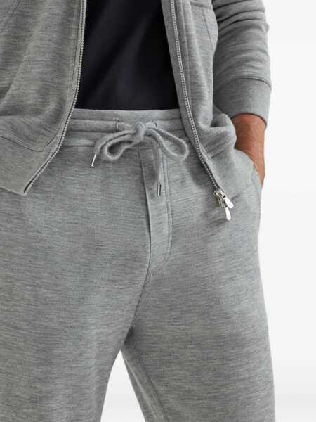 Pantaloni Brunello Cucinelli Brunello Cucinelli Silk And Cashmere Trousers LIGHT GREY Barbati (BM 19399434) 5