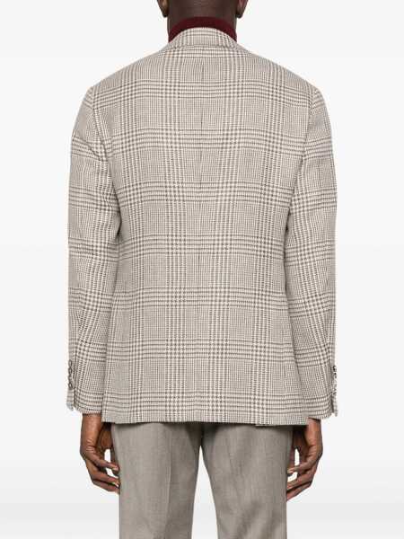 Geci Brunello Cucinelli Brunello Cucinelli Single-Breasted Jacket BROWN Barbati (BM 19399626) 4