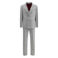 Costume Brunello Cucinelli Wool Blend Double-Breasted Suit Barbati