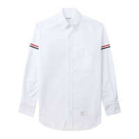 Camasi Thom Browne Rwb Cotton Shirt Barbati
